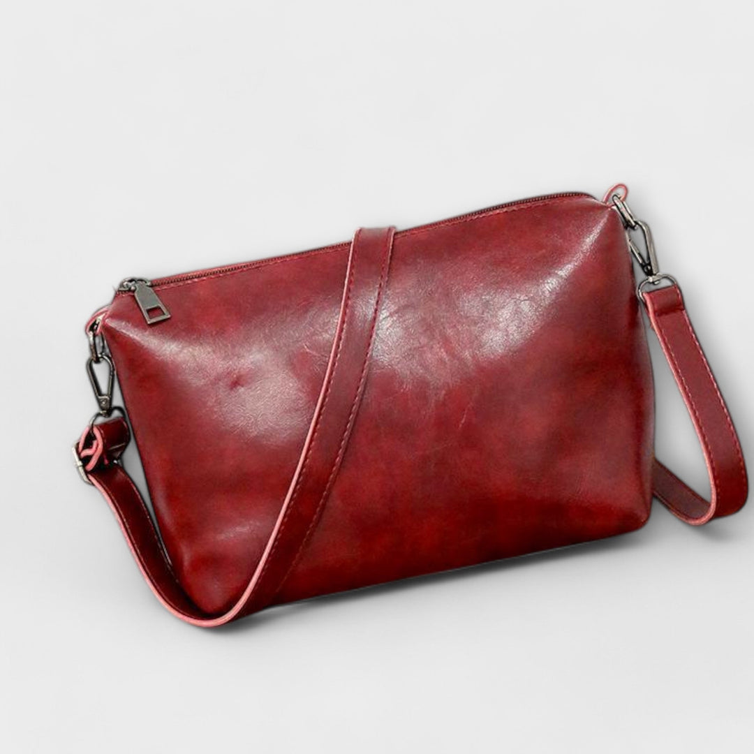 Silvia 3-in-1 Damen-Taschense | Bio-Leder Taschenset – Handtasche, Umhängetasche und Portemonnaie
