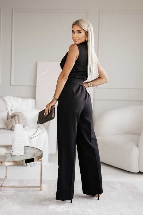 Jumpsuit - Eleganter Wickel-Jumpsuit für Sommer