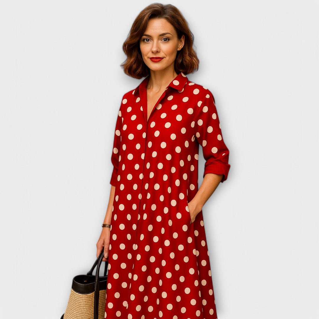Hemdkleid für Damen - Modernes Sommerkleid mit Kragen