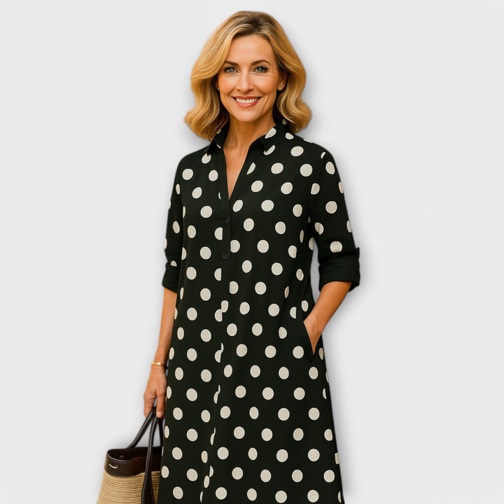 Hemdkleid für Damen - Modernes Sommerkleid mit Kragen