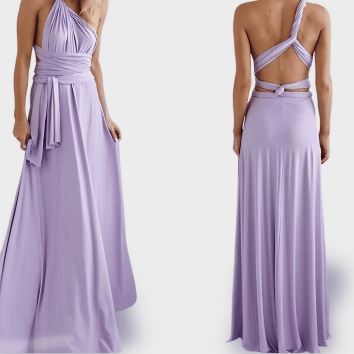 Luna Maxikleid | Hochzeitsgast Kleid aus Premiumstoff für elegante Auftritte