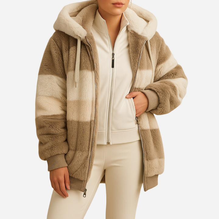 Fleece Jacke für Damen - Oversized & Vintage für den Herbst/Winter