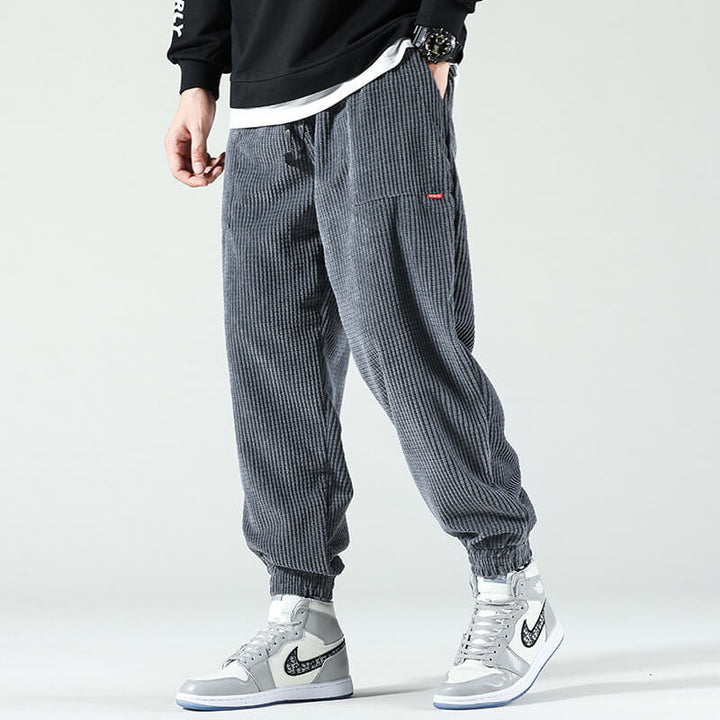 Gents Cordhosen | Bequeme Baggy Stretch hosen Für Herren