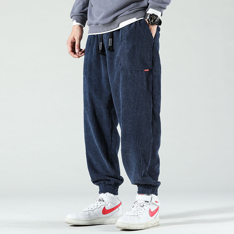 Gents Cordhosen | Bequeme Baggy Stretch hosen Für Herren
