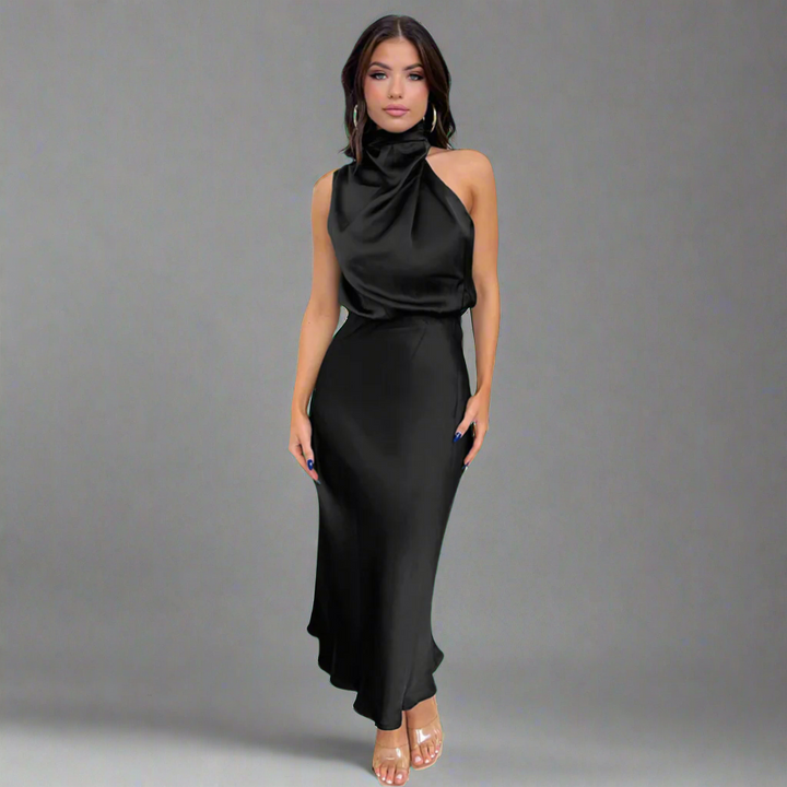 Luna Cocktailkleid | Elegantes Hochzeitsgast Kleid aus hochwertigem Stoff