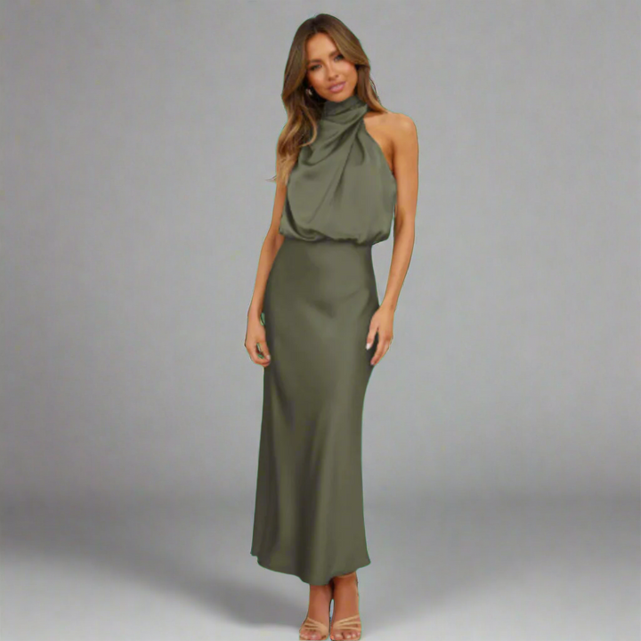 Luna Cocktailkleid | Elegantes Hochzeitsgast Kleid aus hochwertigem Stoff