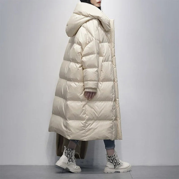 Alayá Daunenjacke | Trendy lange Winterdaunenjacke für Damen