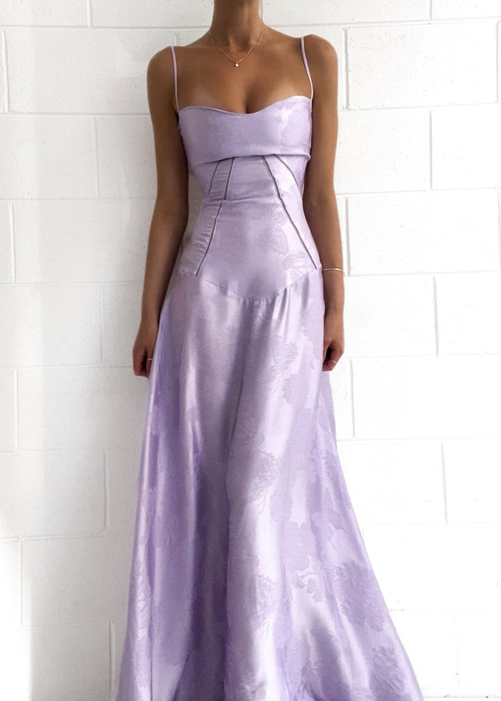 Abendkleid für Damen - Elegantes Satin-Ballkleid für Hochzeiten und Partys