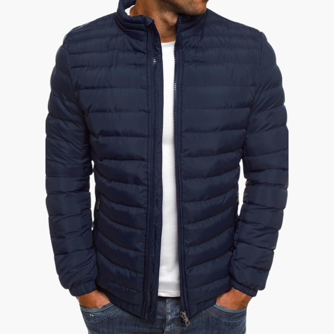 Steppjacke für Herren - Stylische wasserdichte Jacke mit Kragen