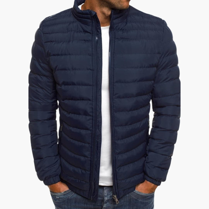 Steppjacke für Herren - Stylische wasserdichte Jacke mit Kragen