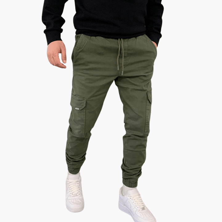 Cargohosen für Herren - Stylische Baumwollhose mit Tasche