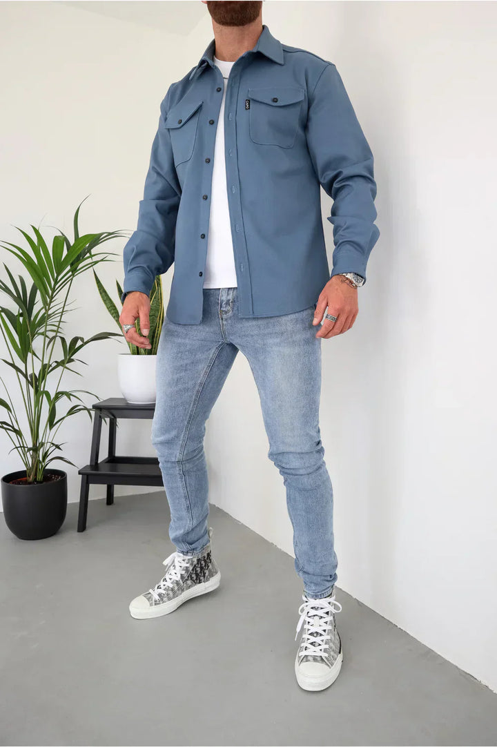 Gents hemdjacken | Klassisches Freitzeit Hemd Für Herren