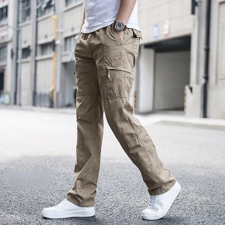 Alex Cargohose | Moderne Slim Fit Herren Hose mit Seitentaschen