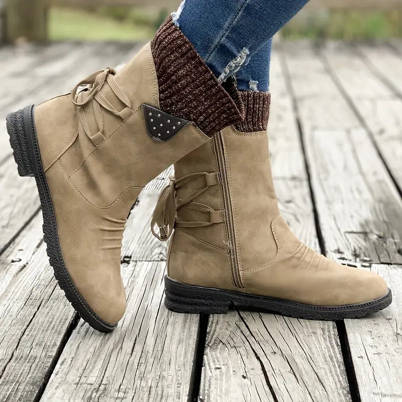 Damen Winterstiefel mit Fleece-Futter