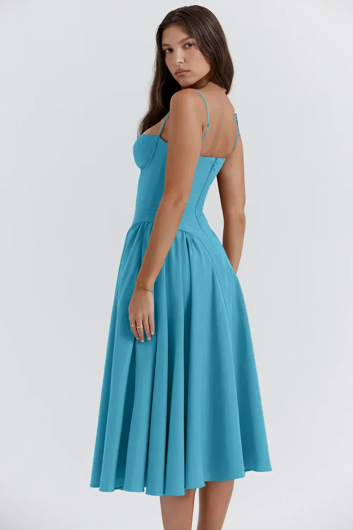 Abendkleid für Damen - Elegantes Corsagenkleid für Hochzeiten und Partys