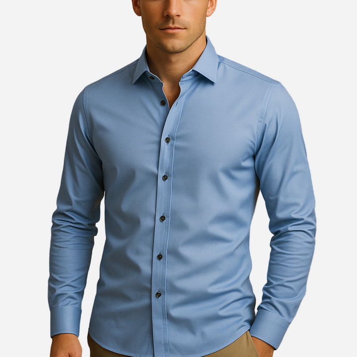 Hemd für Herren - Slim Fit & Stretch für den Winter