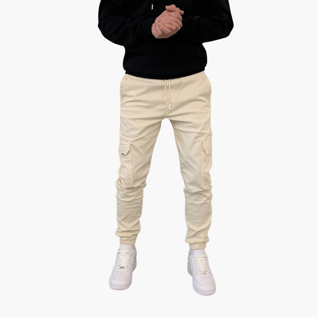 Cargohosen für Herren - Stylische Baumwollhose mit Tasche