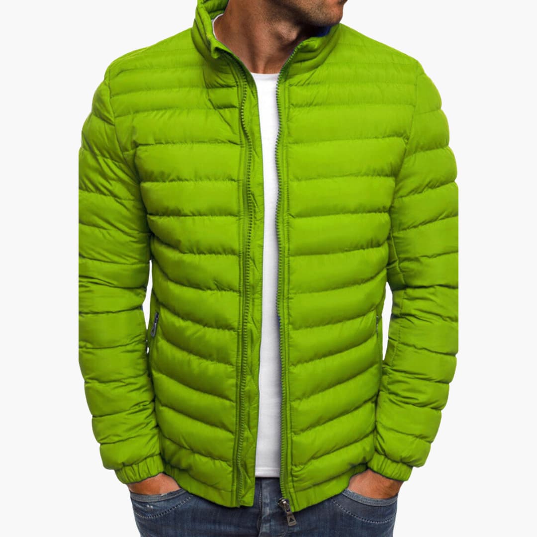Steppjacke für Herren - Stylische wasserdichte Jacke mit Kragen