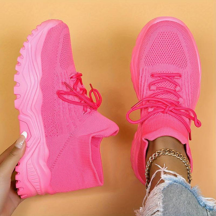 Sneaker - Bequeme Chunky Schuhe mit fußbett für Sommer