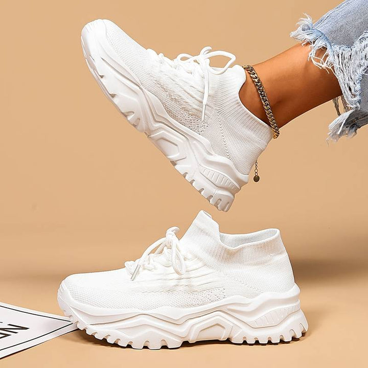 Sneaker - Bequeme Chunky Schuhe mit fußbett für Sommer