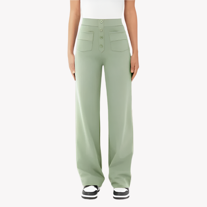 ComfyFit Hose - Bequeme Stretch Stoffhose mit Bauch-weg Effekt