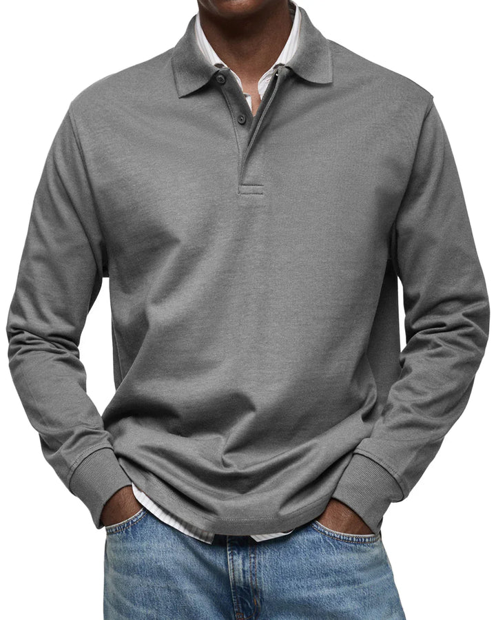Gents Poloshirt | Klassische Herren Baumwolle Polo Mit Langarm