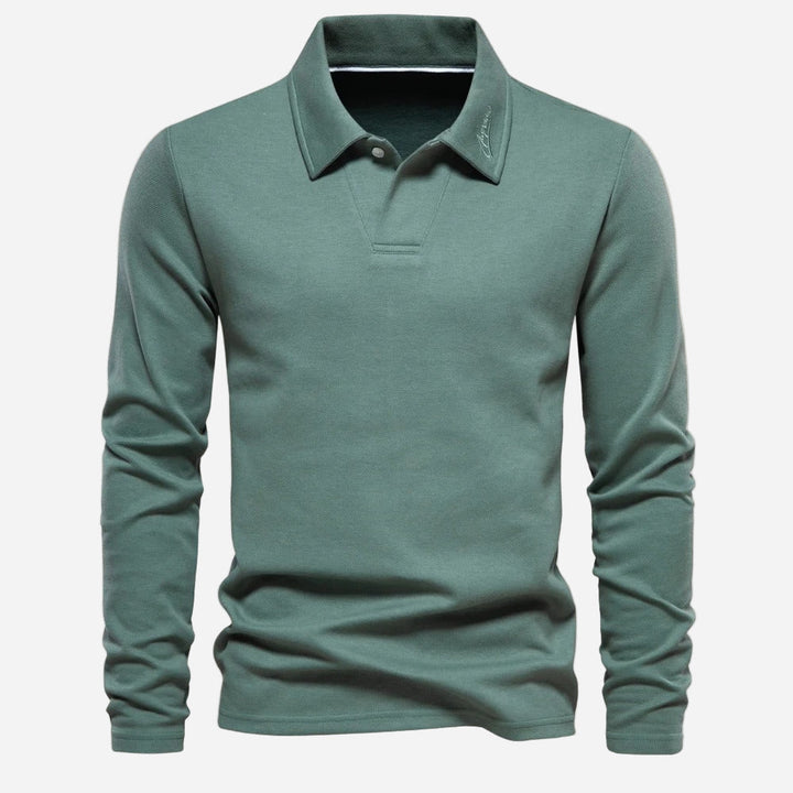 Polo Shirt für Herren - Langarm & Warm für den Winter