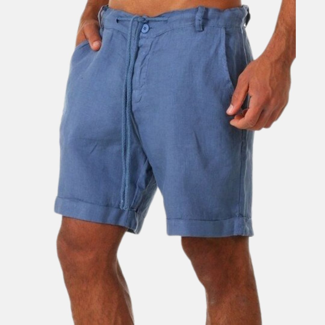 Bermuda Shorts für Herren - Leichte kurze Hosen mit Kordelzug für den Sommer
