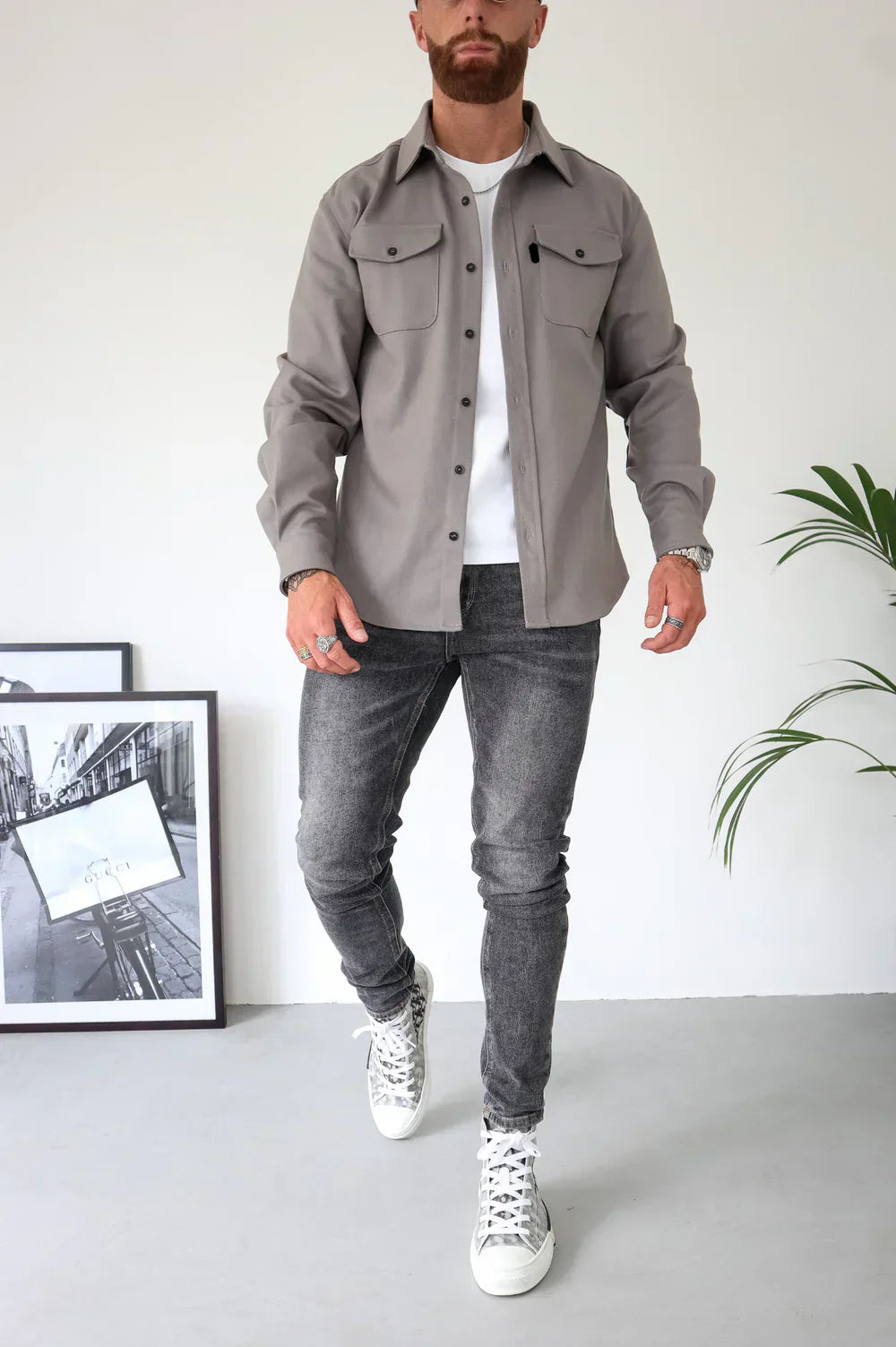 Gents hemdjacken | Klassisches Freitzeit Hemd Für Herren
