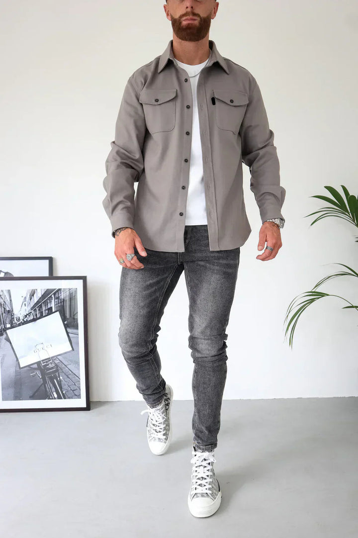 Gents hemdjacken | Klassisches Freitzeit Hemd Für Herren