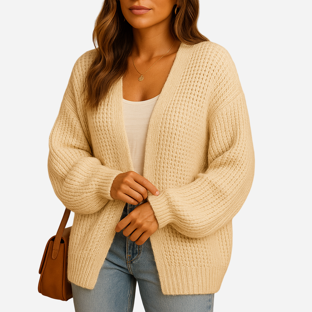 Strick Cardigan für Damen - Offen & Casual für den Winter