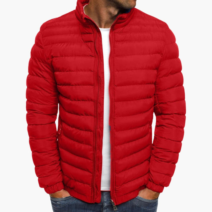 Steppjacke für Herren - Stylische wasserdichte Jacke mit Kragen
