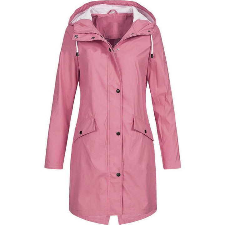 Regenjacke für den Herbst -  Wasserfeste Windbreaker mit Kapuze für Damen