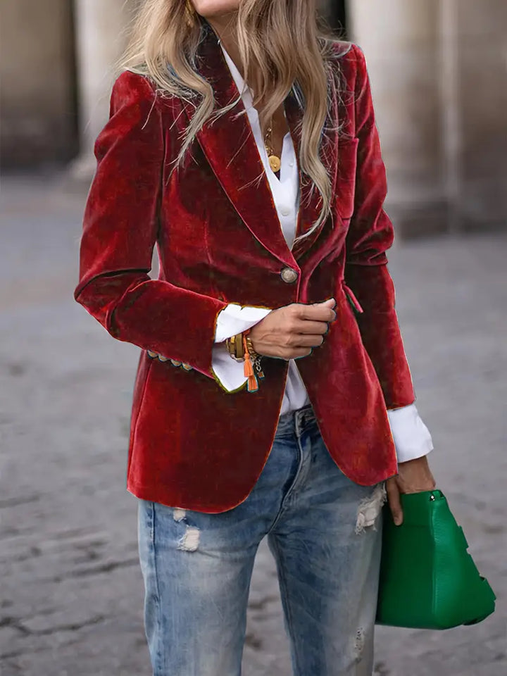 Olivia Sakko | Eleganter Damen-Blazer aus Samt