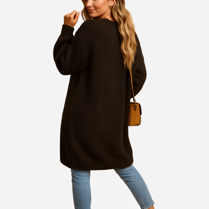 Strickjacke für Damen - Klassisch & Lang für den Winter