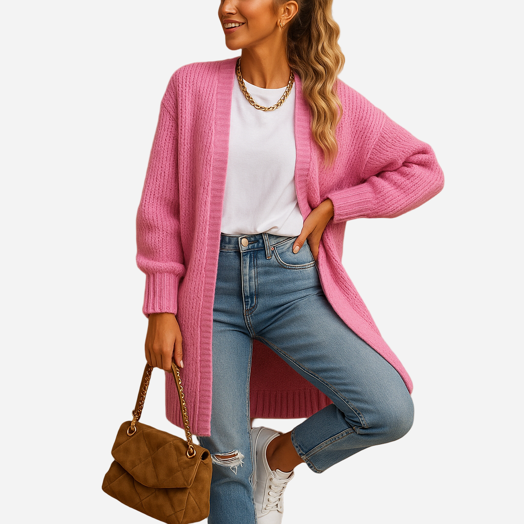 Strickjacke für Damen - Klassisch & Lang für den Winter