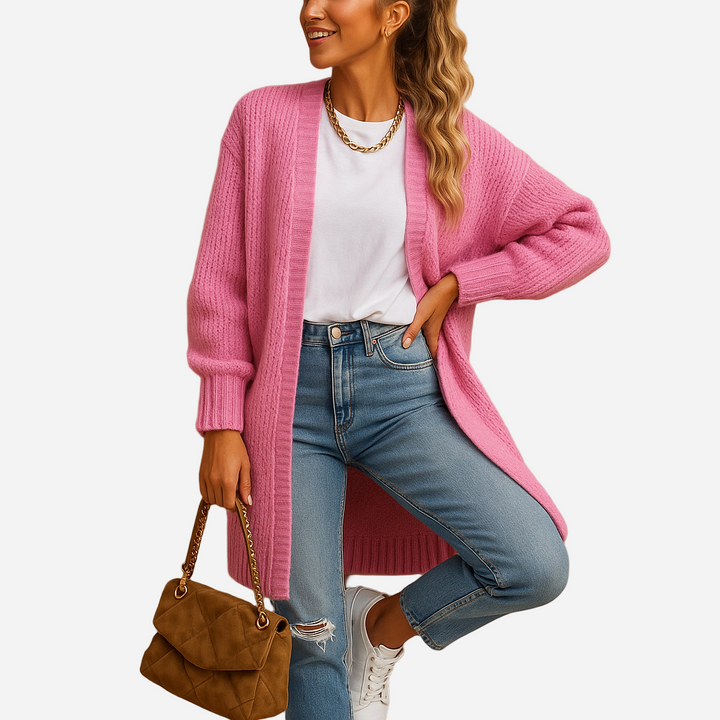 Strickjacke für Damen - Klassisch & Lang für den Winter