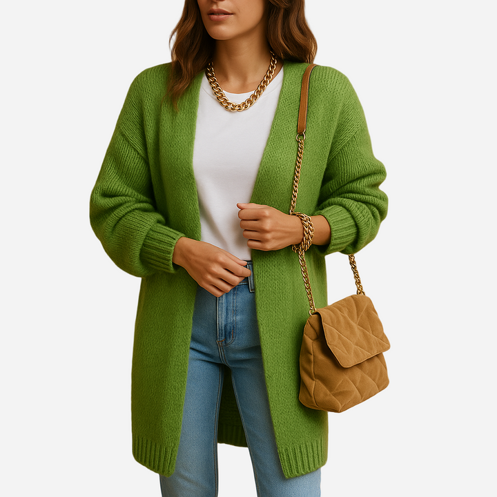 Strickjacke für Damen - Klassisch & Lang für den Winter