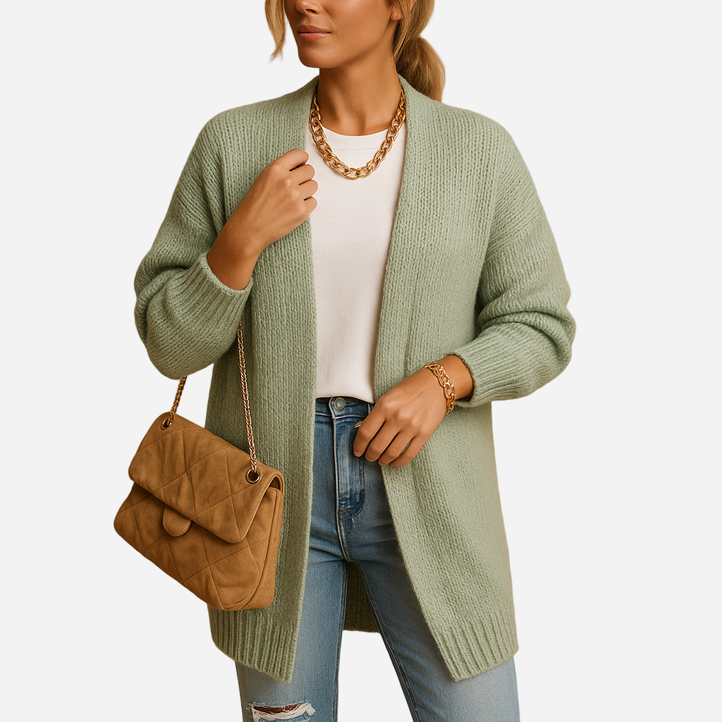 Strickjacke für Damen - Klassisch & Lang für den Winter