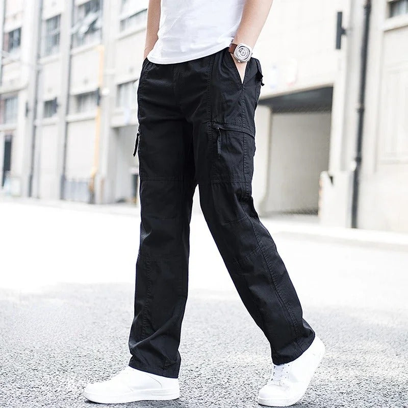 Alex Cargohose | Moderne Slim Fit Herren Hose mit Seitentaschen