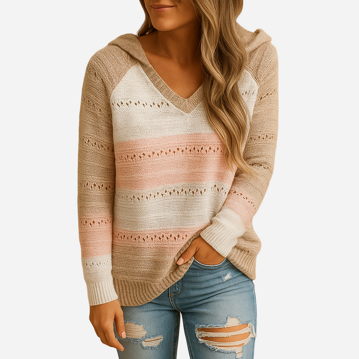 Strickpullover für Damen - V-Ausschnitt & Atmungsaktiv für den Winter