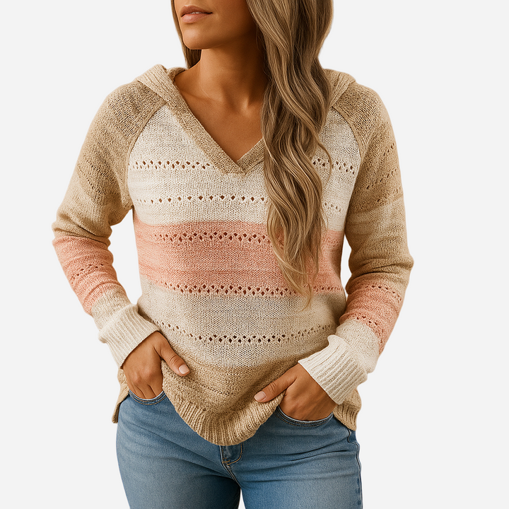 Strickpullover für Damen - V-Ausschnitt & Atmungsaktiv für den Winter