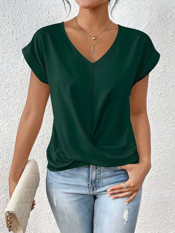 Olivia Top | Stilvolles Kurzarm Oberteil Für Damen