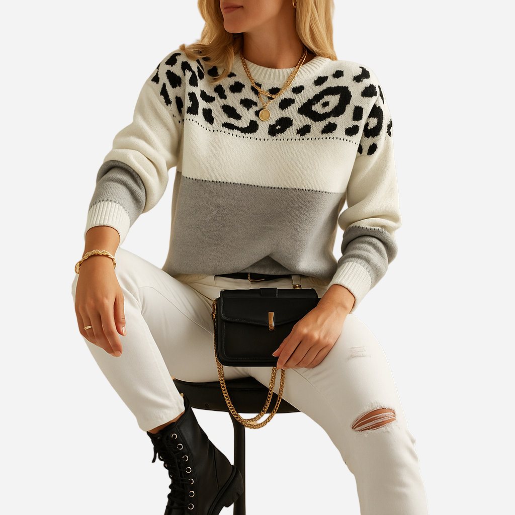 Pullover für Damen - Oversized & Leo-Print für den Winter
