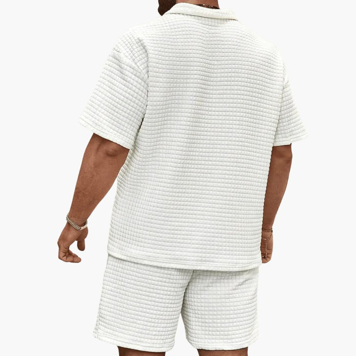 Sommer Set für Herren - Stylische Zweiteiler mit Poloshirt und Sweat Shorts