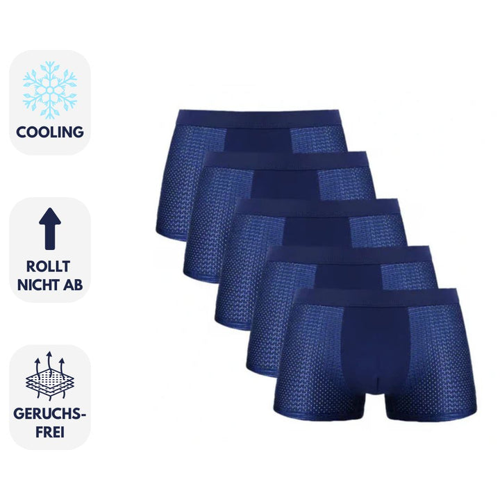 ActiveCool Boxershorts für Herren - Atmungsaktive Kühlende Unterhosen (5-Pack)