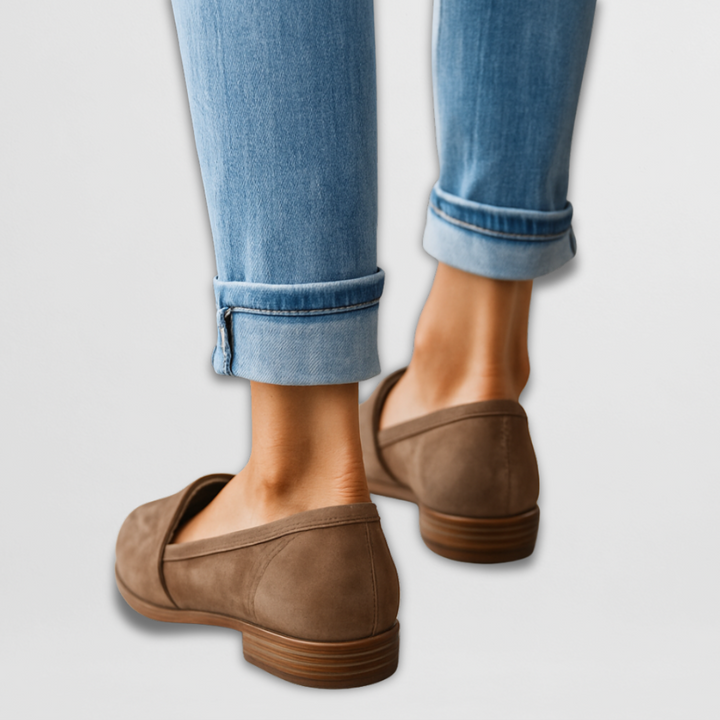 Mokassins für Damen - Elegante Halbschuhe aus Wildleder