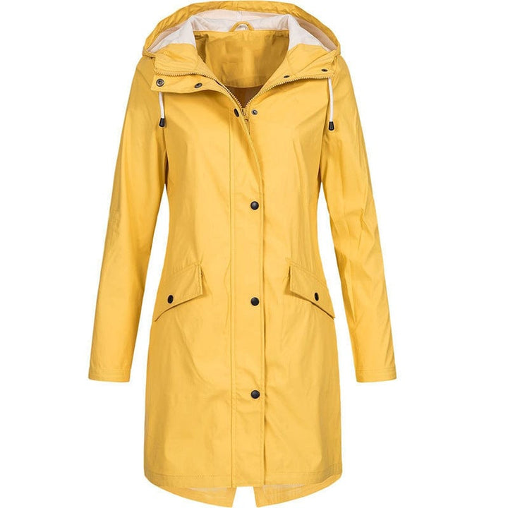 Regenjacke für den Herbst -  Wasserfeste Windbreaker mit Kapuze für Damen