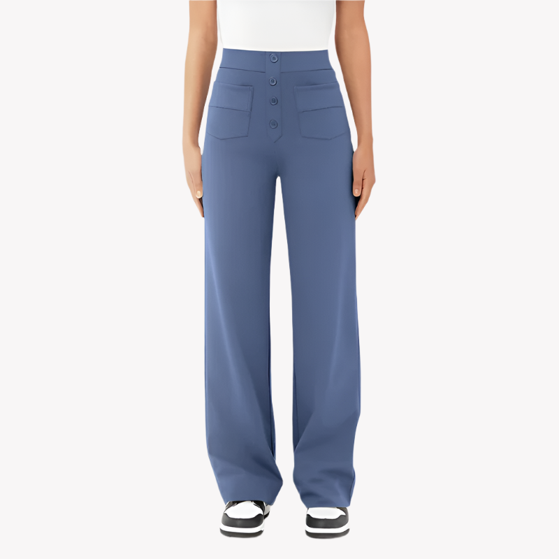 ComfyFit Hose - Bequeme Stretch Stoffhose mit Bauch-weg Effekt