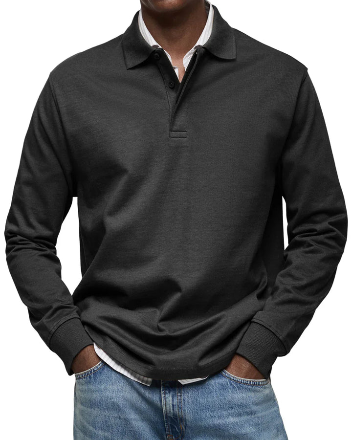 Gents Poloshirt | Klassische Herren Baumwolle Polo Mit Langarm